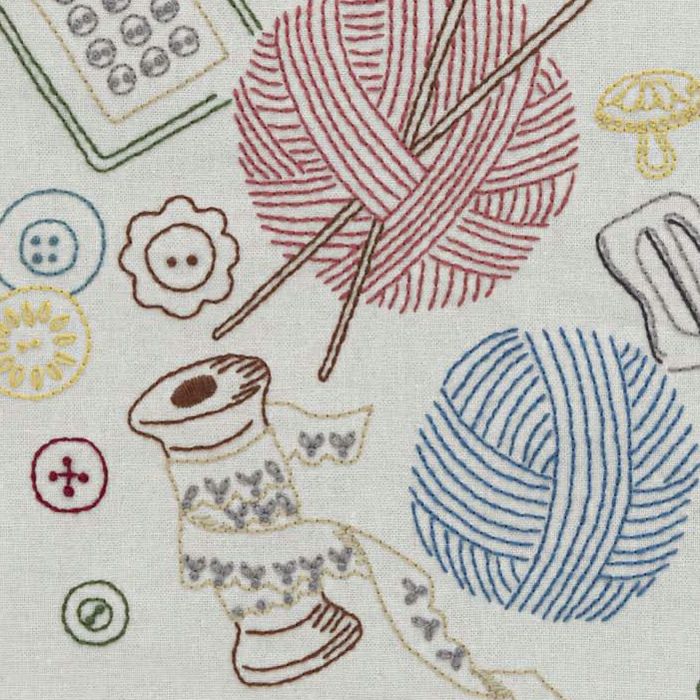 ステッチクロス＜ソーイングタイム＞ | リバティ 生地、編み物、刺繍