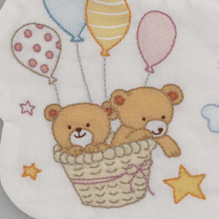 ベビースタイ＜星をつかまえて＞ | リバティ 生地、編み物、刺繍