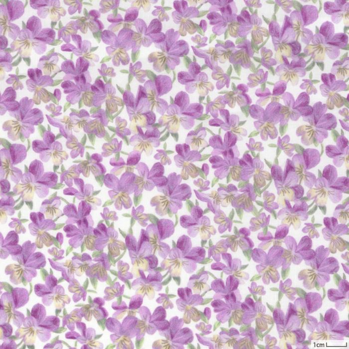 リバティプリント サマセット・ヴィオラ＜05L＞生地 （ホビーラ