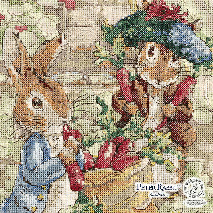 クロスステッチフレーム＜ピーターラビット（TM）とベンジャミン