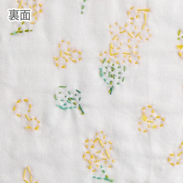 刺し子 ミモザの花 | リバティ 生地、編み物、刺繍、刺し子のことなら
