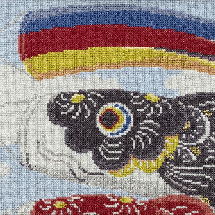 クロスステッチフレーム＜皐月の空＞ | リバティ 生地、編み物、刺繍