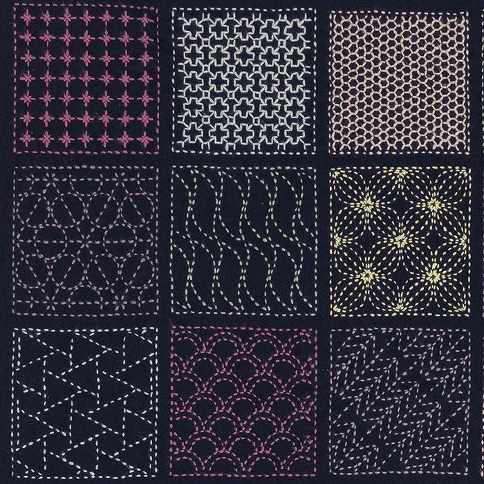 刺し子のサンプラークロス＜四角模様＞（刺し子糸なし） | リバティ