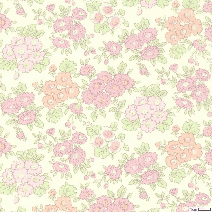 リバティプリント ラミネート ポーラ＜03P＞生地 （ホビーラホビーレ