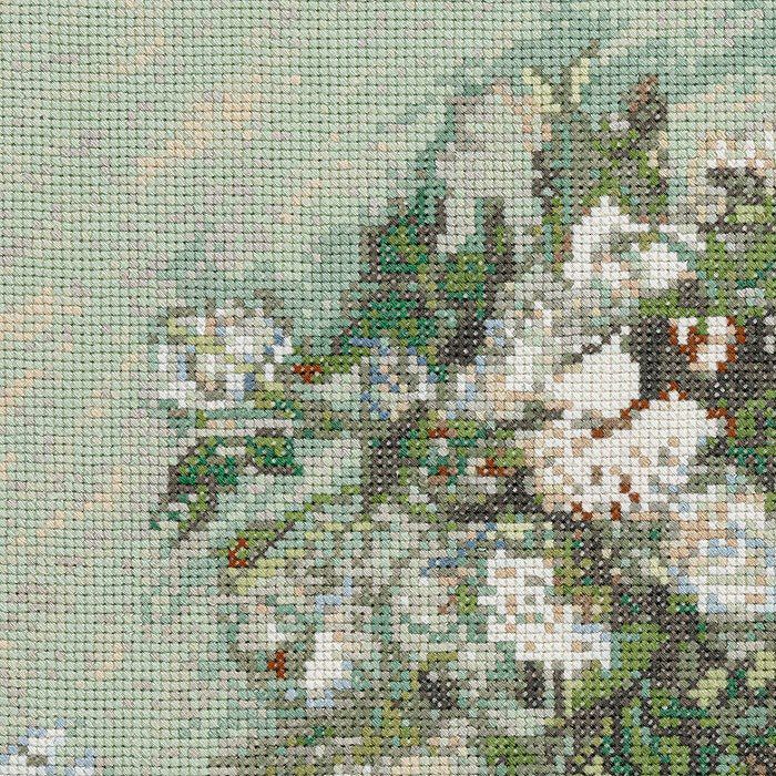 3/10予約】クロスステッチフレーム＜ゴッホの薔薇＞ | リバティ 生地