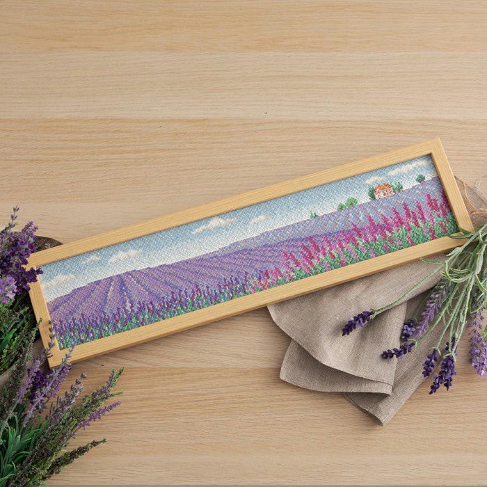 クロスステッチフレーム＜ハッピーハートフラワー＞ | リバティ 生地