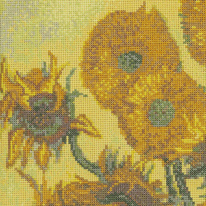 3/10予約】クロスステッチフレーム＜ひまわり2＞ | リバティ 生地