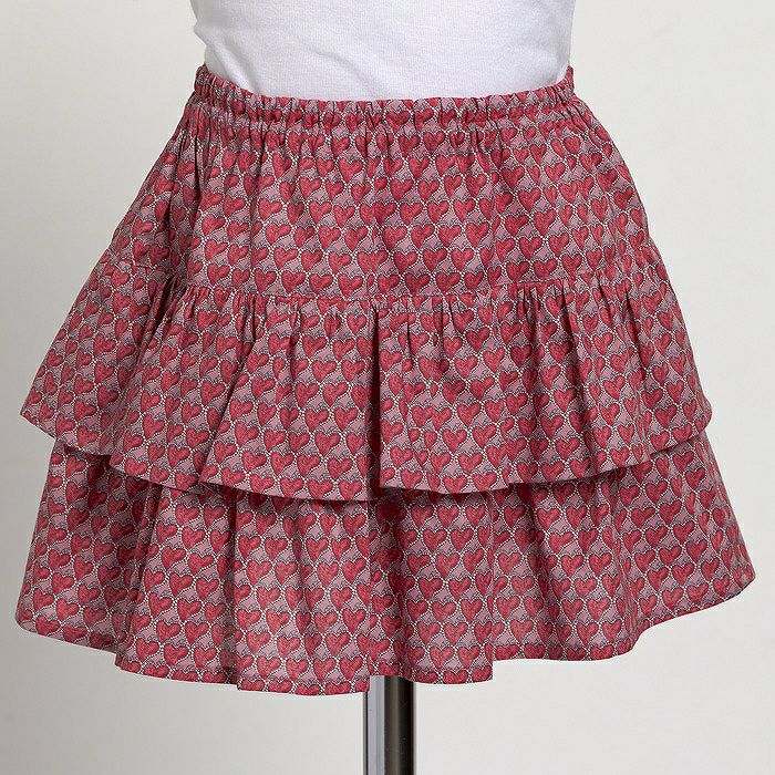 リバティプリント ハート・キャノピー＜13P＞生地 （ホビーラホビーレ