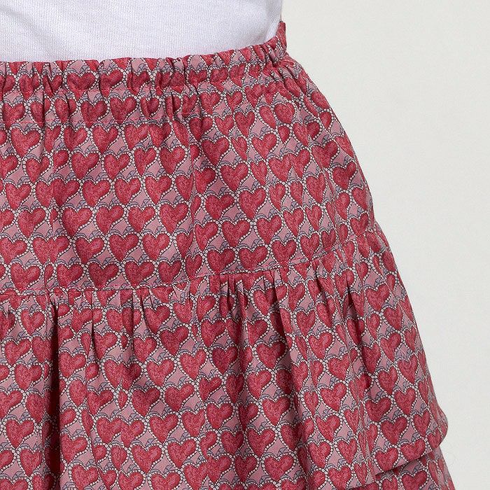 ハンドメイド リバティ ハートキャノピー ホビーラホビーレ限定 ワンピース リバティプリント ハート・キャノピー＜13P＞生地 （ホビーラホビーレ