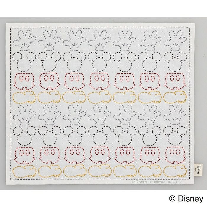 刺し子 ミッキーマウスセット | リバティ 生地、編み物、刺繍、刺し子