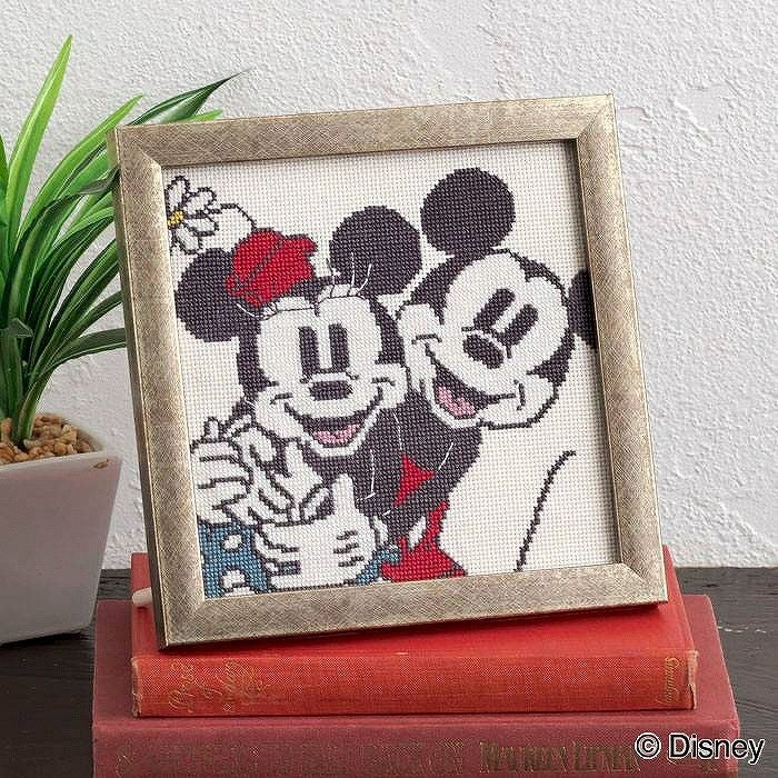 クロスステッチフレーム＜ミニー＆デイジー～イースター