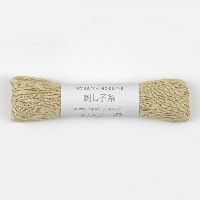 刺し子糸 ミルクティー＜135＞ | リバティ 生地、編み物、刺繍、刺し子