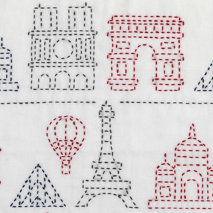 5/25予約】刺し子 フランス | リバティ 生地、編み物、刺繍、刺し子の