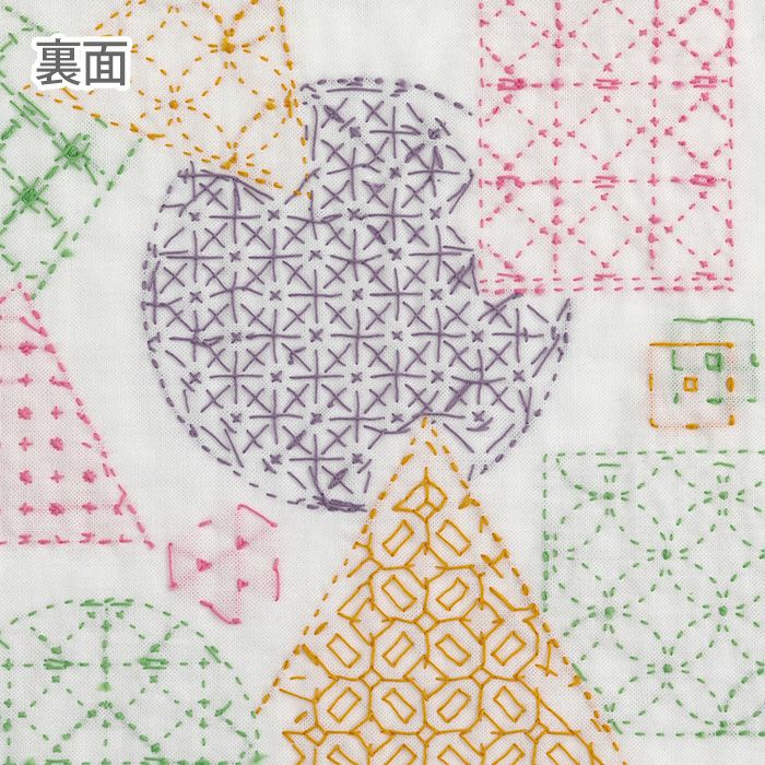 刺し子 寄せ模様＜幾何学＞ | リバティ 生地、編み物、刺繍、刺し子の