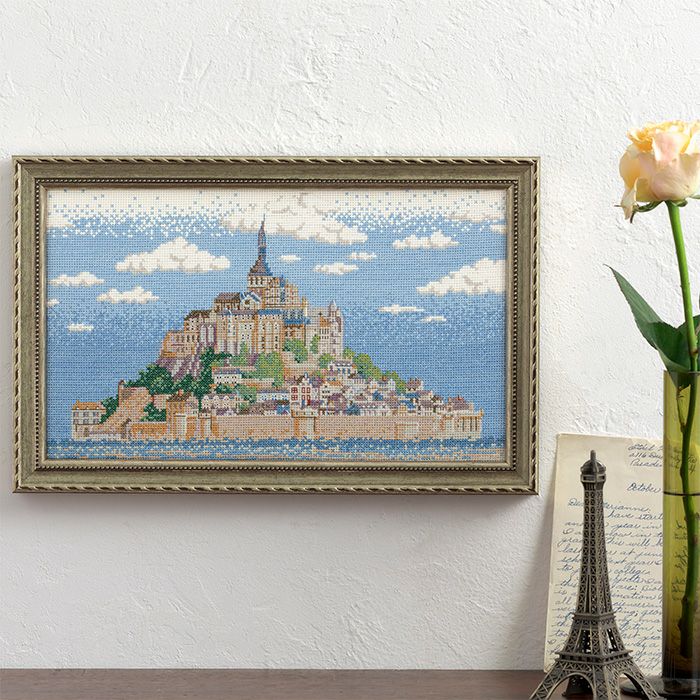 クロスステッチフレーム＜イギリス～ウェストミンスター宮殿