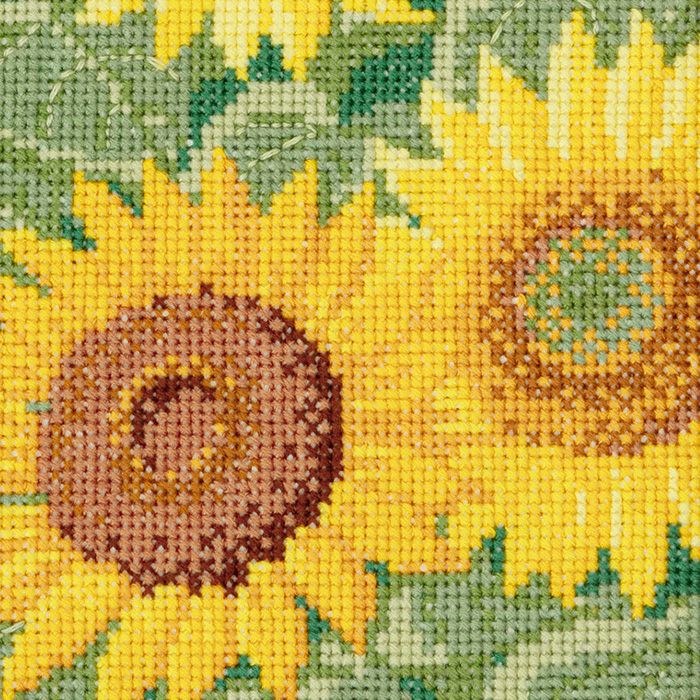 クロスステッチフレーム＜夏の通り道＞ | リバティ 生地、編み物、刺繍