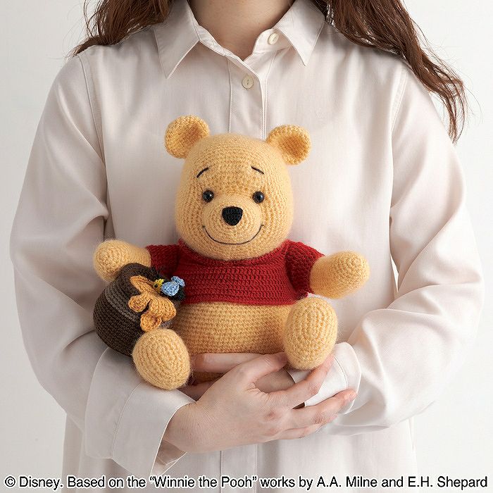 ふわふわ編みぐるみ＜くまのプーさん＞（編み物 材料セット