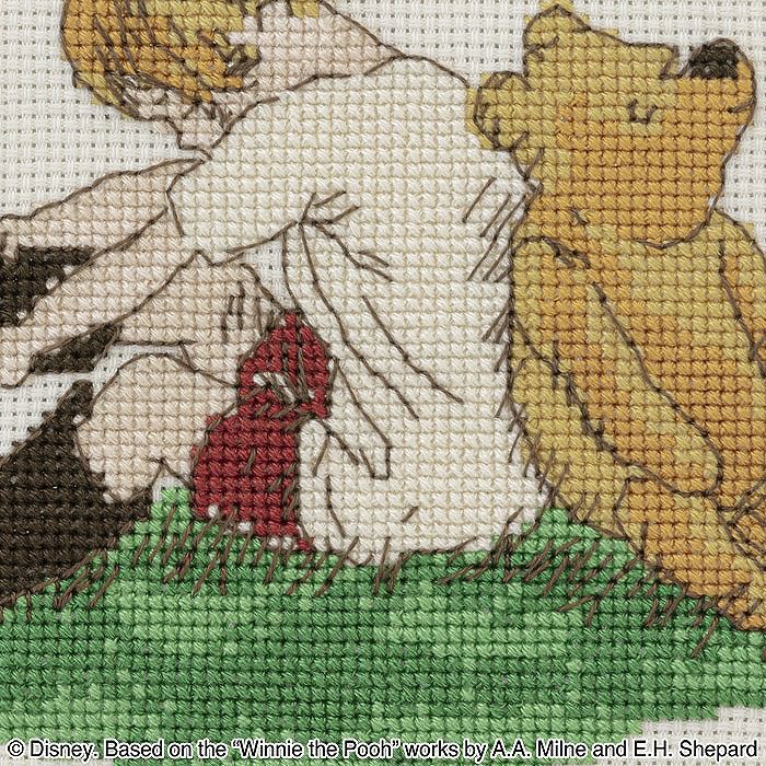クロスステッチフレーム＜Winnie the Pooh～絵本の挿絵から