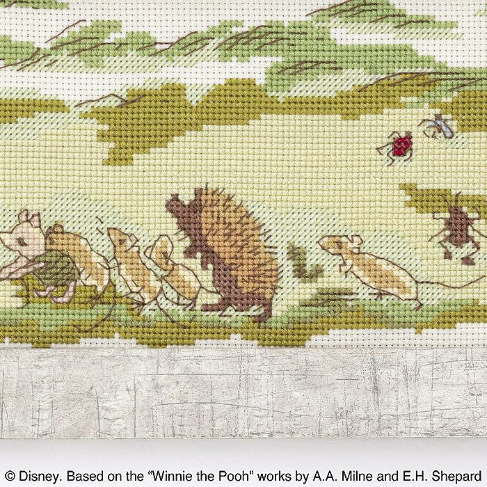 クロスステッチフレーム＜Winnie the Pooh～絵本の中から