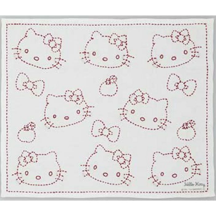 刺し子 キティ＆ミミィセット | リバティ 生地、編み物、刺繍、刺し子