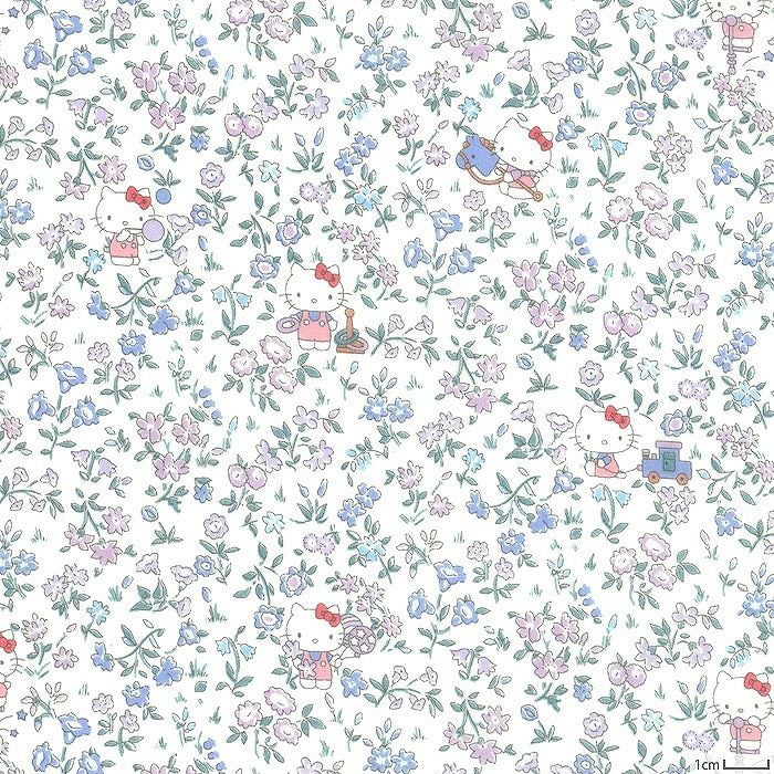 リバティプリント ラブ・イン・ジ・エア＜02L＞生地 （ホビーラ