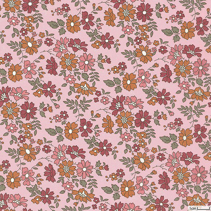 リバティプリント カペル・フローレット＜24BU＞生地 （リバティ