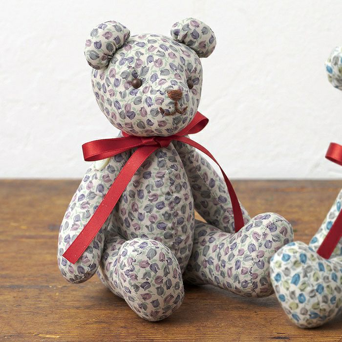 ベア＜W41L＞（材料セット） | リバティ 生地、編み物、刺繍、刺し子の
