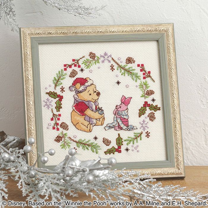 クロスステッチフレーム＜Winnie the Pooh～ずっと一緒～＞ | リバティ