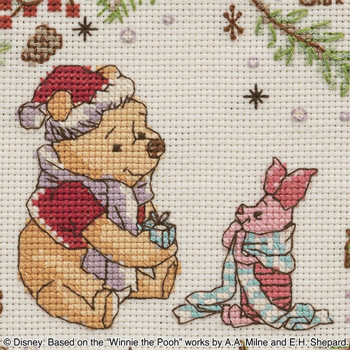 クロスステッチフレーム＜Winnie the Pooh～ずっと一緒～＞ | リバティ