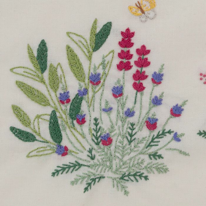 ステッチクロス＜ハーブの季節＞ | リバティ 生地、編み物、刺繍