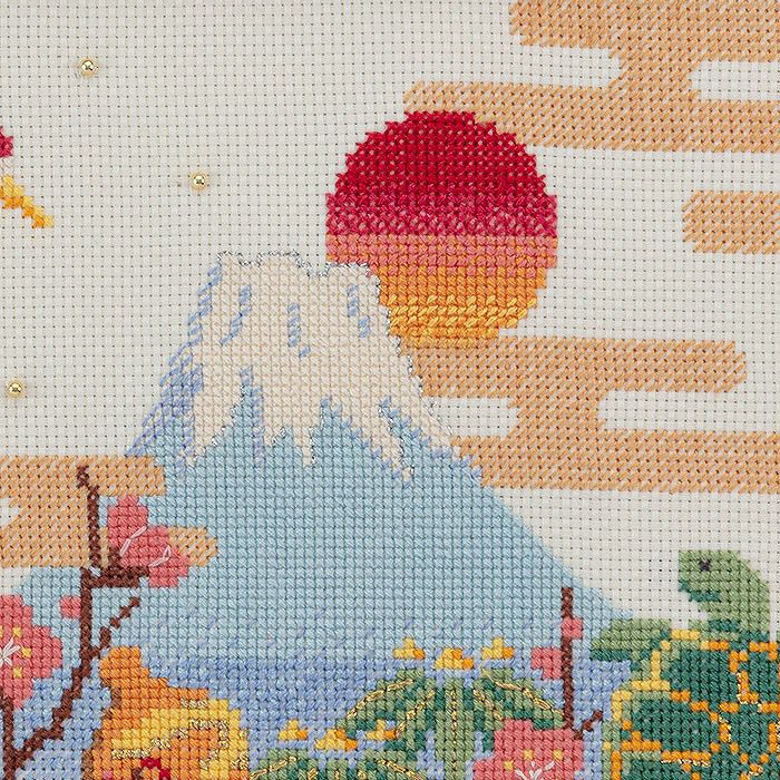 クロスステッチフレーム＜縁起物あつめ＞ | リバティ 生地、編み物