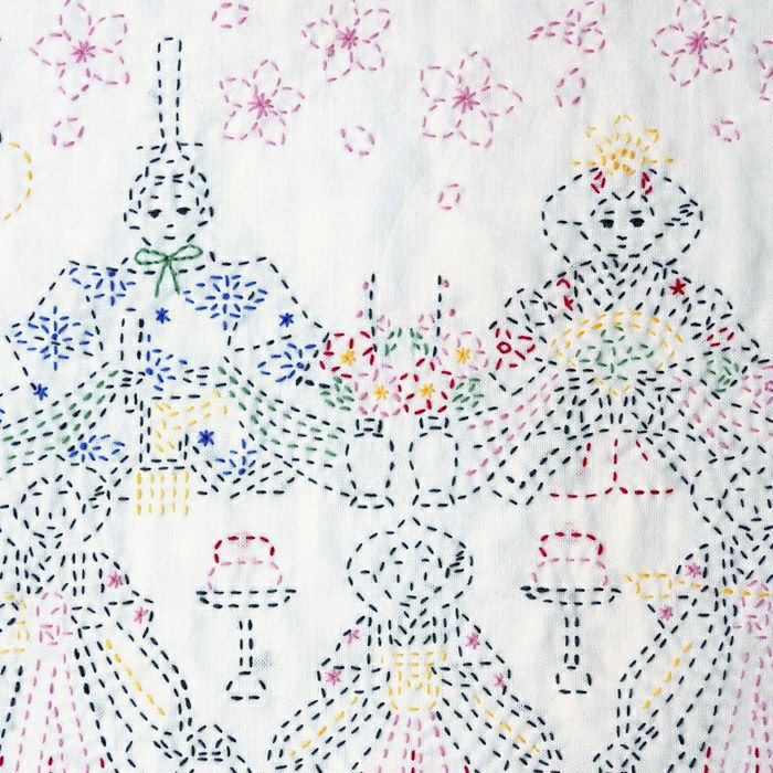 刺し子 雛人形 | リバティ 生地、編み物、刺繍、刺し子のことなら 刺し子 雛人形 | リバティ 生地、編み物、刺繍、刺し子のことなら