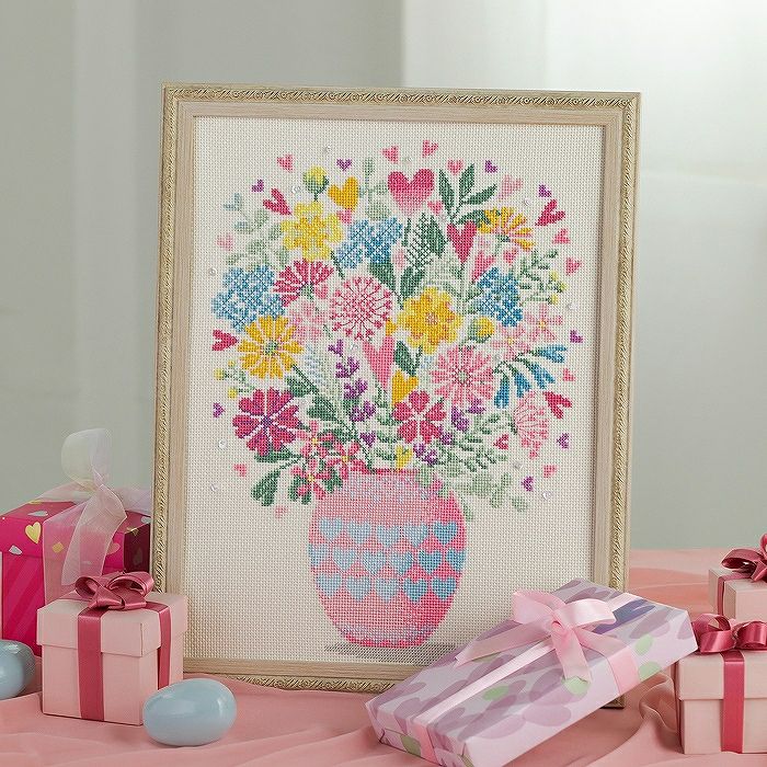 スライド式刺しゅう糸ボックスセット | リバティ 生地、編み物、刺繍