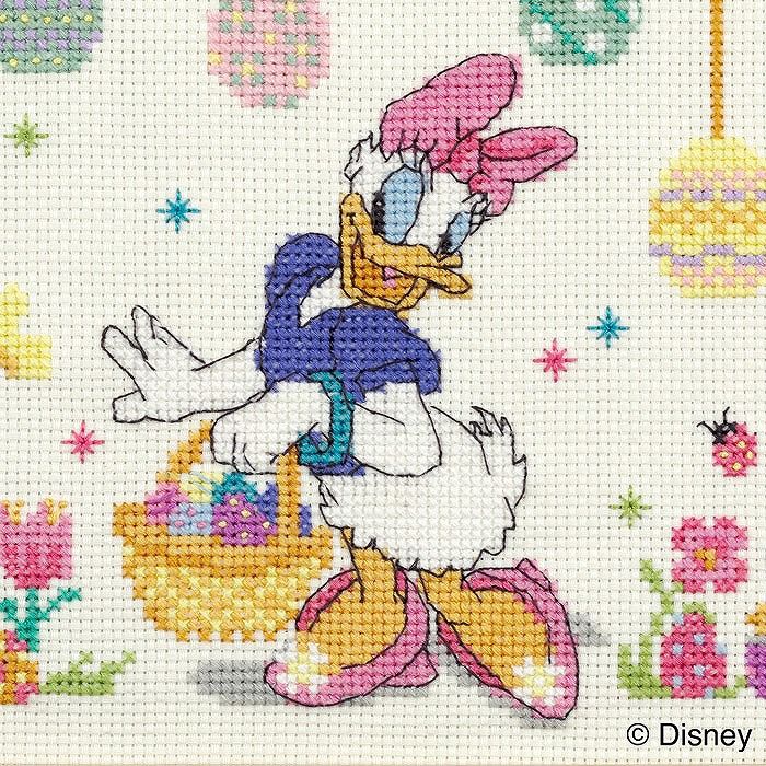 クロスステッチフレーム＜ミニー＆デイジー～イースター