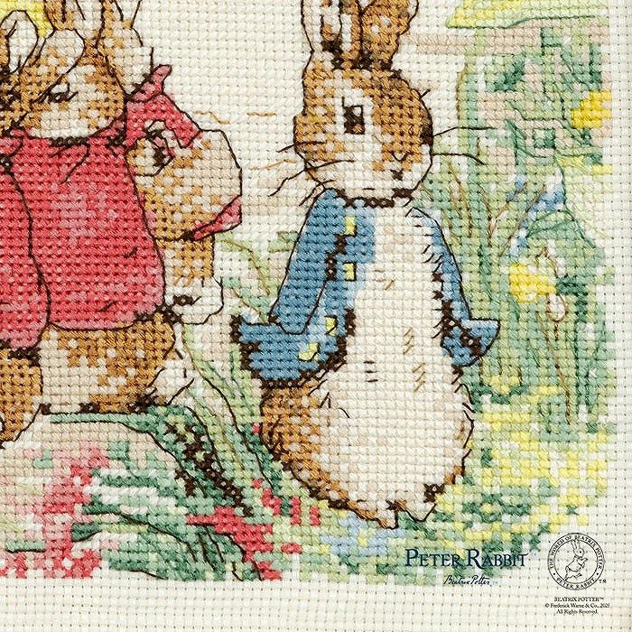 クロスステッチフレーム＜ピーターラビット（TM）ファミリー