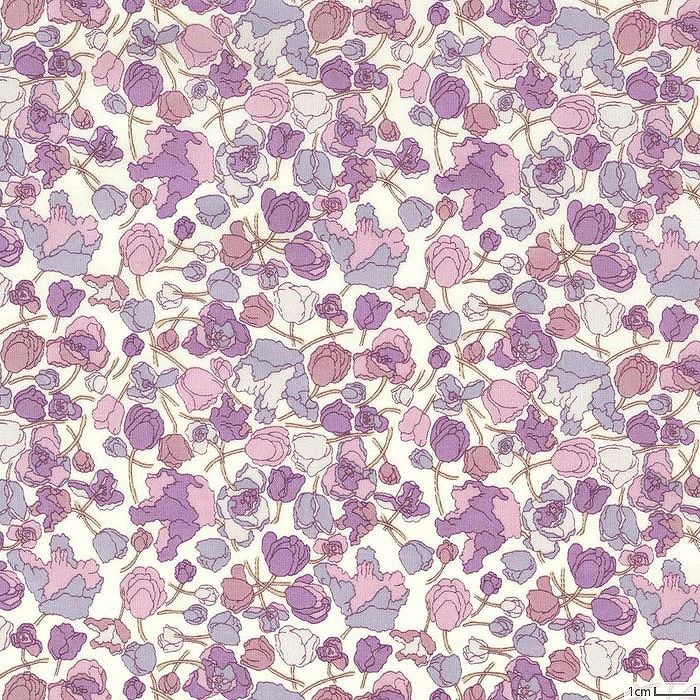 リバティプリント ルビー＜01X＞生地 （ホビーラホビーレオリジナル