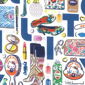 リバティプリント ハローキティ・ネセシティーズ＜J24A＞生地