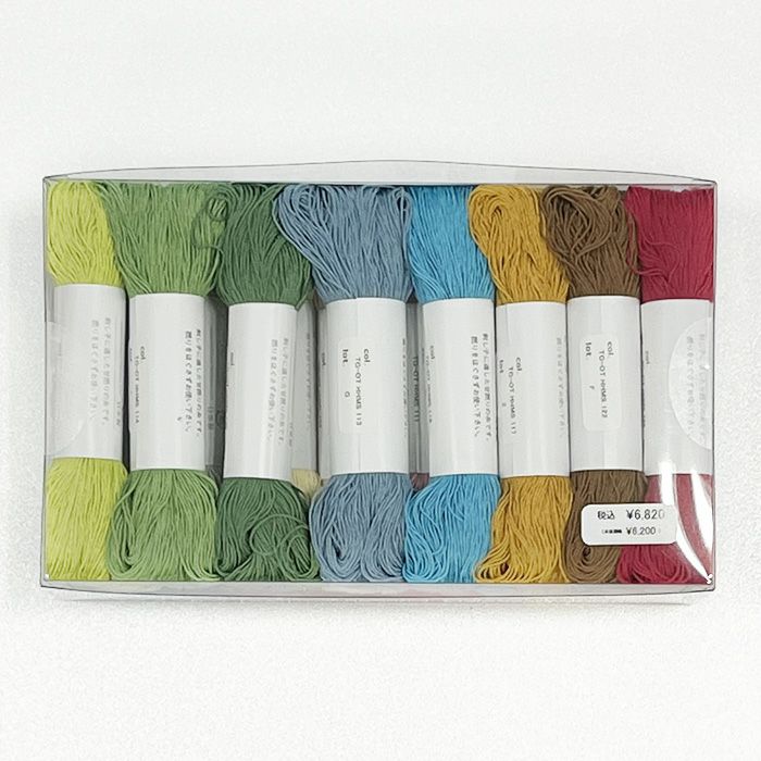 刺し子糸 単色24色セット | リバティ 生地、編み物、刺繍、刺し子の