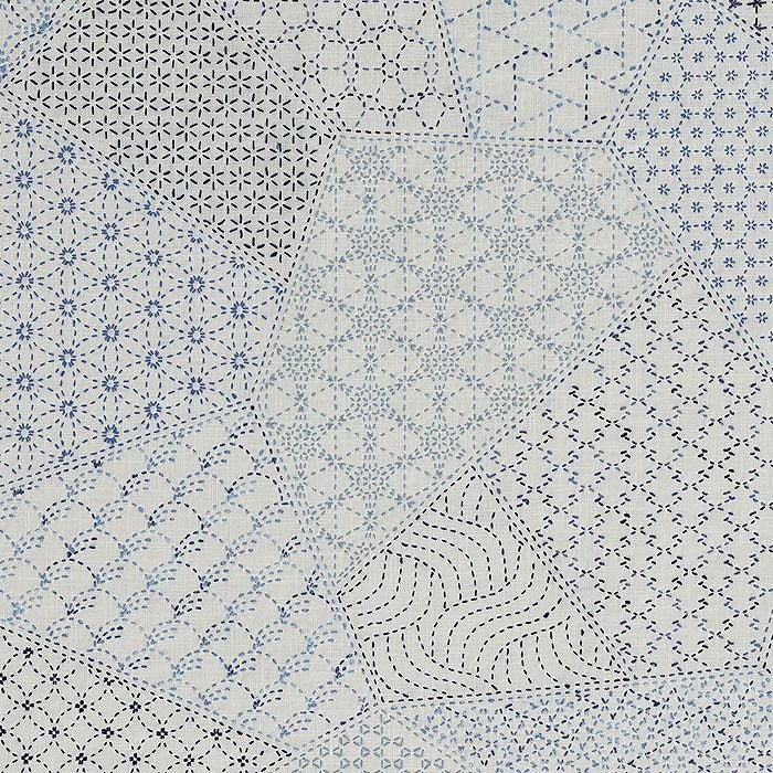 刺し子のサンプラークロス＜裂取り＞ | リバティ 生地、編み物、刺繍