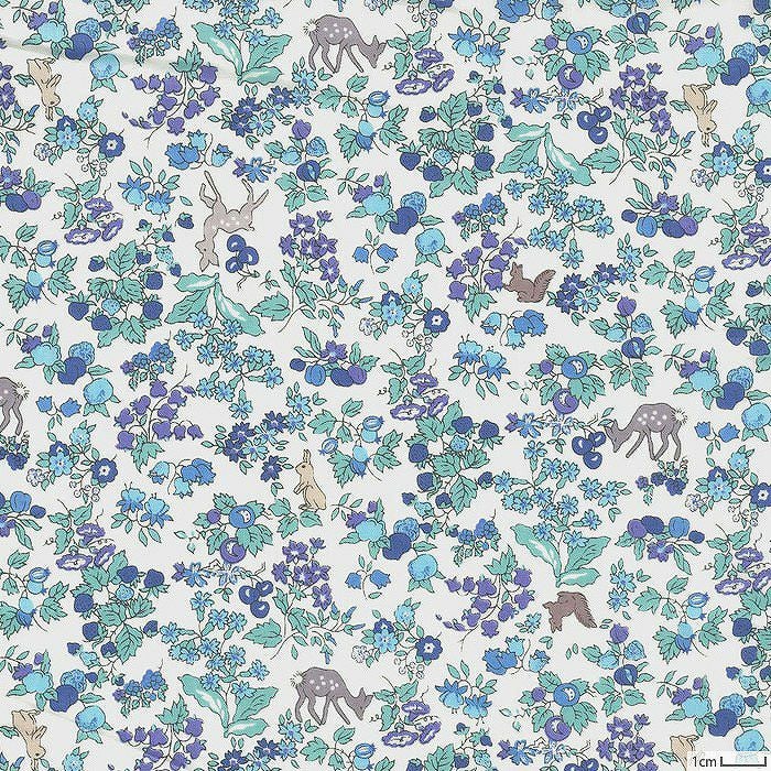 リバティプリント ナンシー・アニマル＜14L＞生地 （ホビーラホビーレ