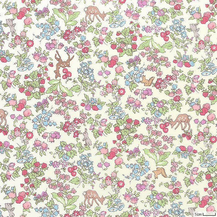 リバティプリント ナンシー・アニマル＜14L＞生地 （ホビーラホビーレ