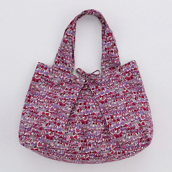 タックトートバッグL（レシピ） | リバティ 生地、編み物、刺繍