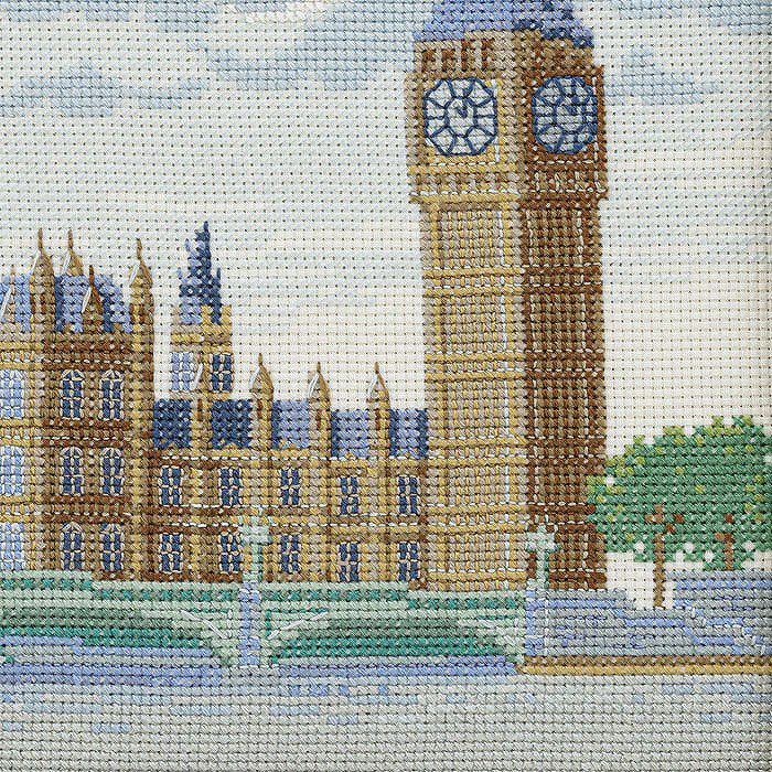クロスステッチフレーム＜イギリス～ウェストミンスター宮殿