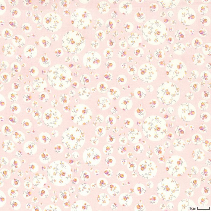 リバティプリント カーライン・ローズ＜04P＞生地 （ホビーラホビーレ