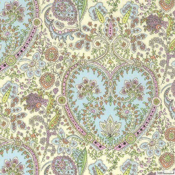 リバティプリント ラブ・イン・ジ・エア＜02L＞生地 （ホビーラ