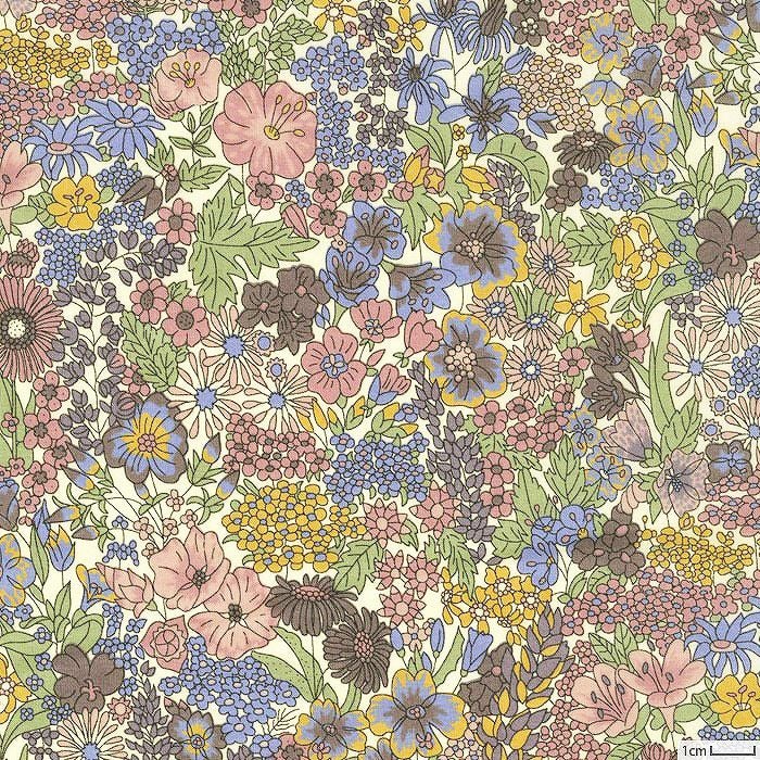 リバティプリント マーガレット・アニー＜14X2＞生地 ☆復刻色