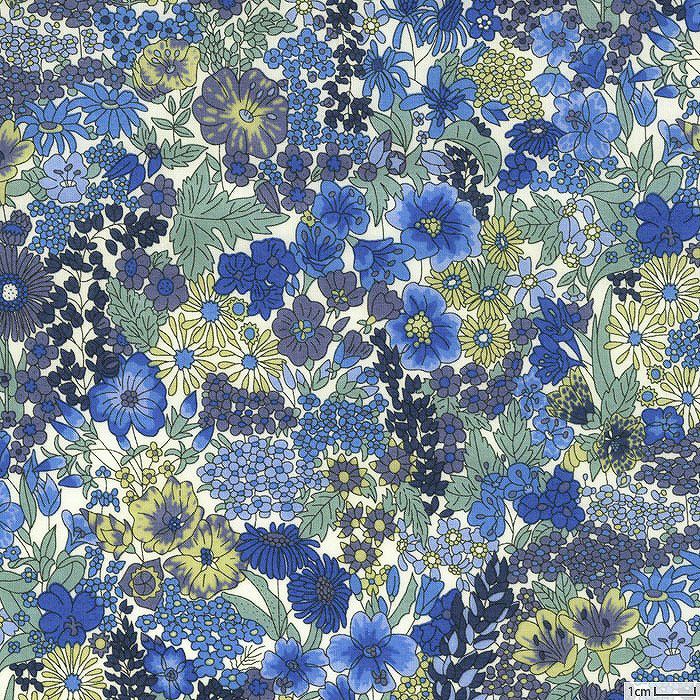 リバティプリント マーガレット・アニー＜03B2＞生地 ☆復刻色