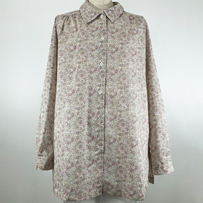 リバティプリント ロングブラウス（長袖）＜Mサイズ＞46C | リバティ