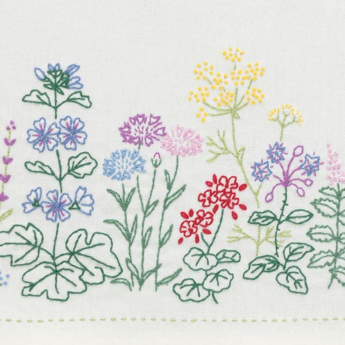 テーブルセンター＜ハーブガーデン＞ | リバティ 生地、編み物、刺繍
