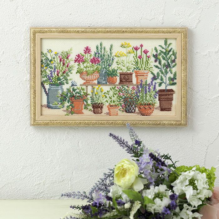 アップリケタペストリー＜メルスリー＞2 | リバティ 生地、編み物